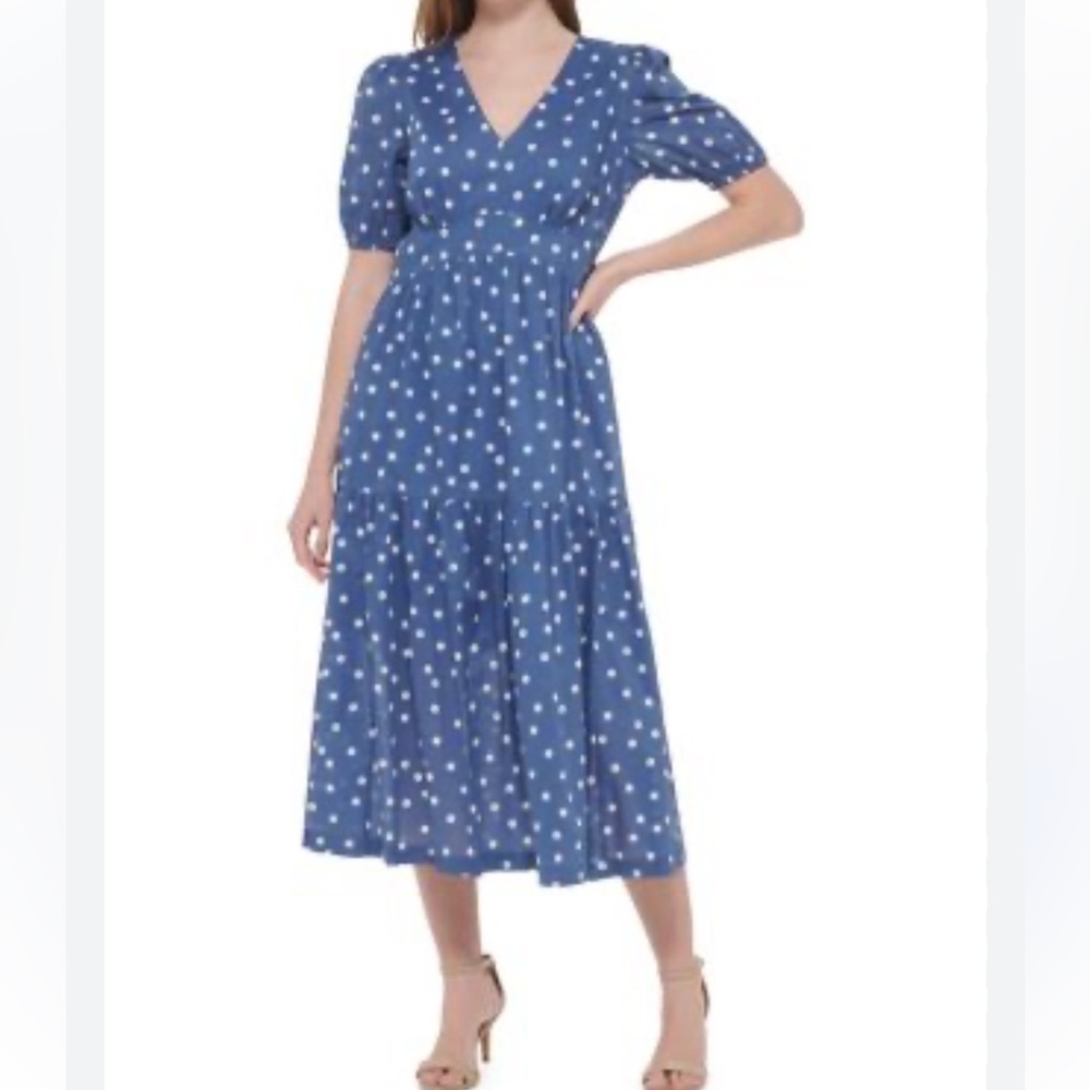 Tommy Hilfiger cotton polka dot dress size 12